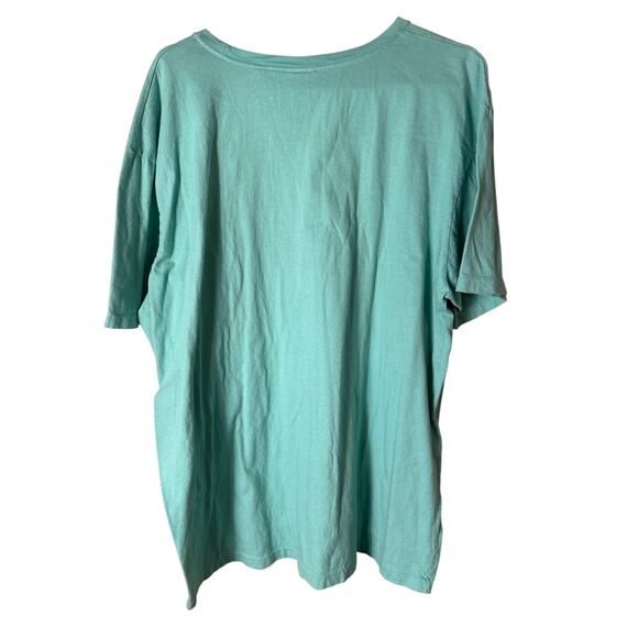 Polo Ralph Lauren T Shirt Mens Green Solid Crew Classic Red Pony Size XLarge - Picture 2 of 5